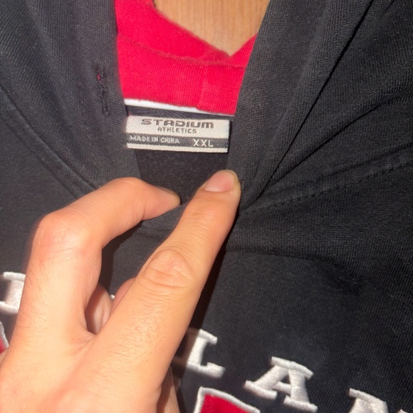 Stadium Athletics Maryland Terrapins Black and Red Hoodie - Picture 2 of 3